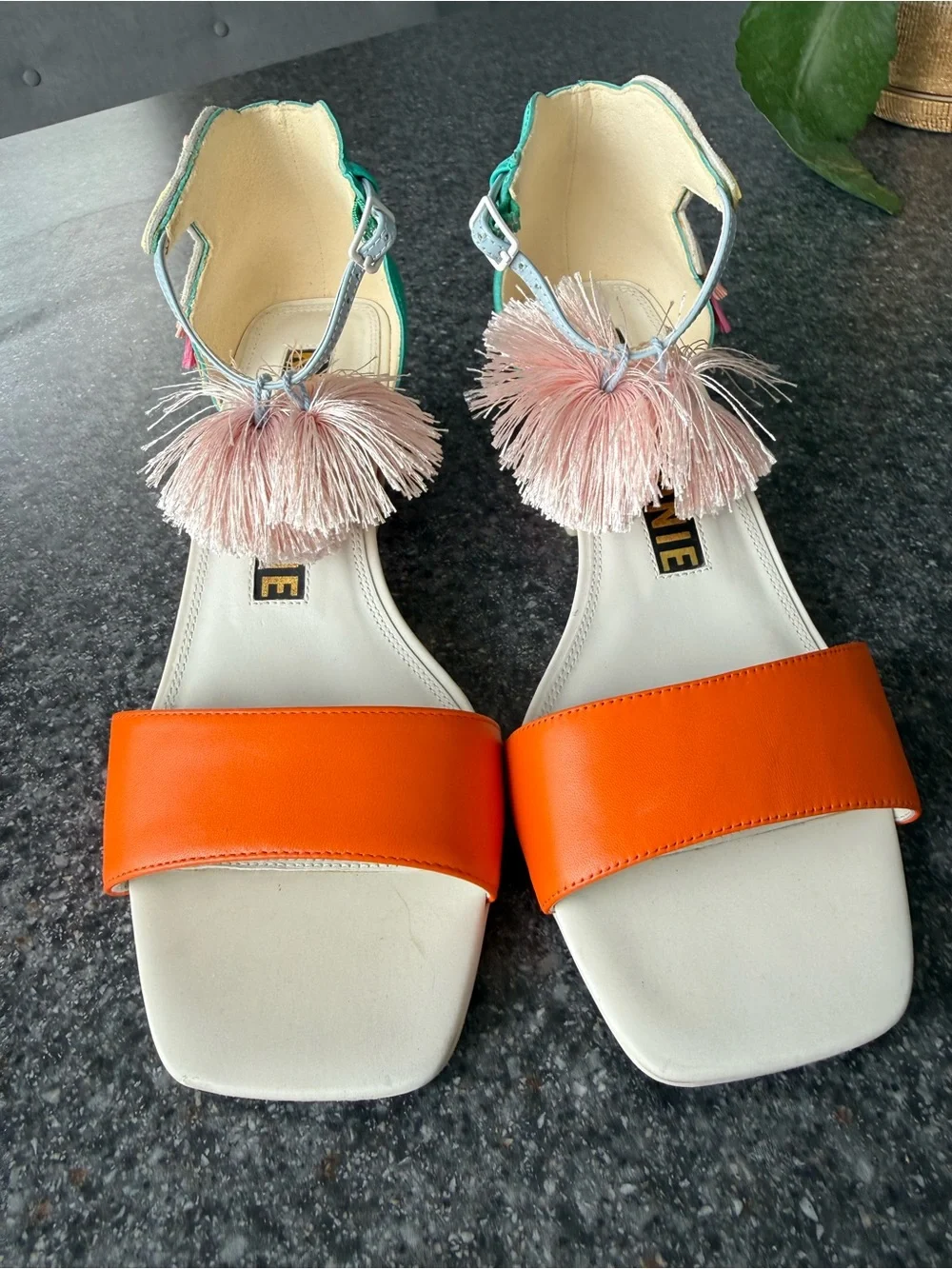 Kat Maconie “Kay” block heel sandals- size 9